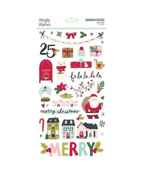 Simple Stories Holly Days Chipboard (16115) Simple Stories Holly Days Chipboard (16115)