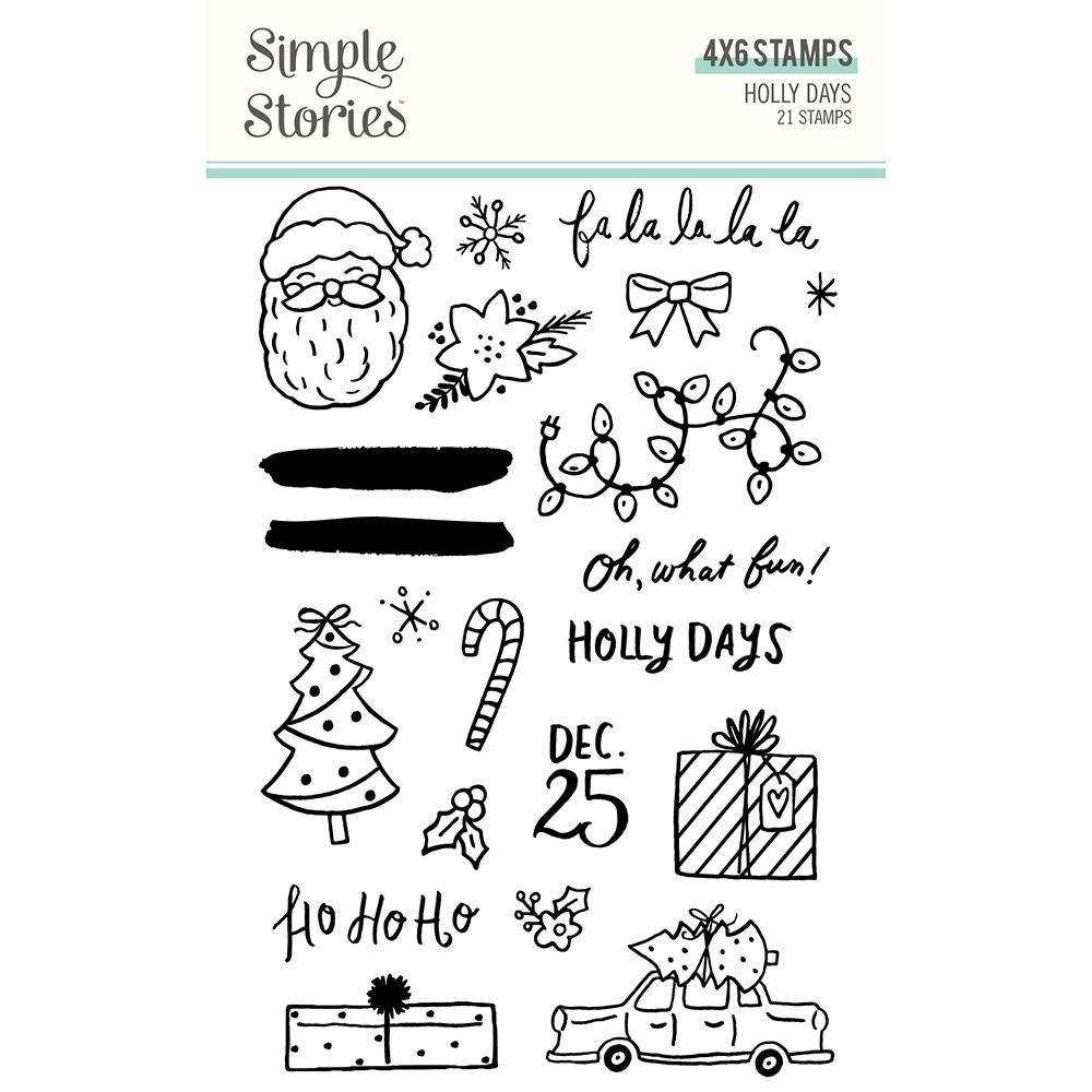 Simple Stories Holly Days Clear Stamps (16125) Simple Stories Holly Days Clear Stamps (16125)
