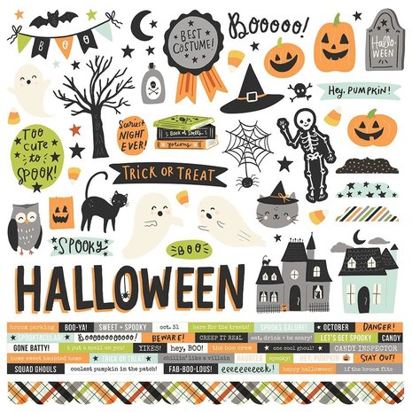 Simple Stories Spooky Nights 12x12 Inch Collection Kit (16400) Simple Stories Spooky Nights 12x12 Inch Collection Kit (16400)