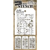 Stampers Anonymous Tim Holtz Mini Layering Stencil Set 41 (THMST041)