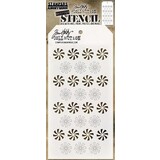 Stampers Anonymous Tim Holtz Shifter Peppermint Layered Layering Stencil (THS137)