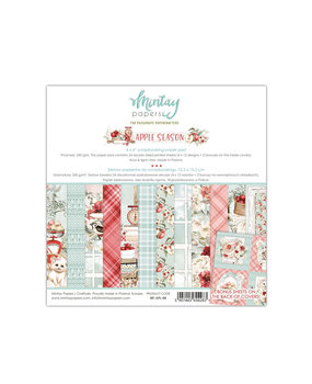 Mintay Apple Season 6x6 Inch Scrapbooking Paper Pad (MT-APL-08) Mintay Apple Season 6x6 Inch Scrapbooking Paper Pad (MT-APL-08)
