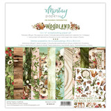 Mintay Woodland 12x12 Inch Scrapbooking Paper Set (MT-WOO-07)