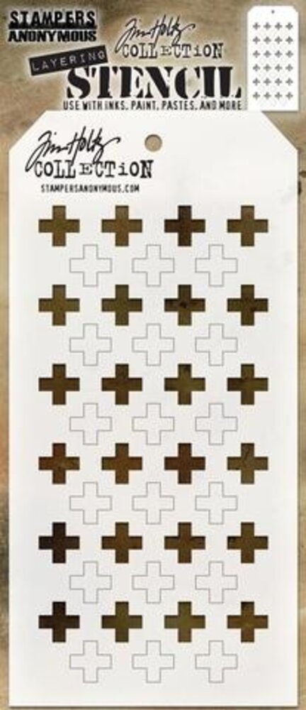 Stampers Anonymous Tim Holtz Shifter Plus Layered Stencil (THS122)