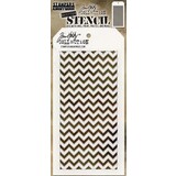 Stampers Anonymous Tim Holtz Shifter Chevron Layered Stencil (THS127)