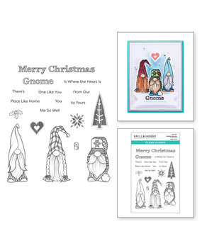 Spellbinders Holiday Gnomes Clear Stamp (STP-047)