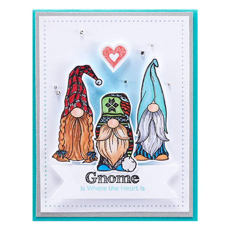 Spellbinders Holiday Gnomes Clear Stamp (STP-047) Spellbinders Holiday Gnomes Clear Stamp (STP-047)
