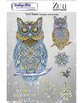IndigoBlu Owl Tales A5 Rubber Stamps (IND0849) IndigoBlu Owl Tales A5 Rubber Stamps (IND0849)
