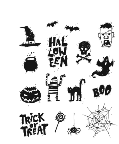 Stampers Anonymous Cling Stamps Spooky Scribbles (CMS349) Stampers Anonymous Cling Stamps Spooky Scribbles (CMS349)