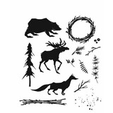 Stampers Anonymous Cling Stamps Into the Woods (CMS385)