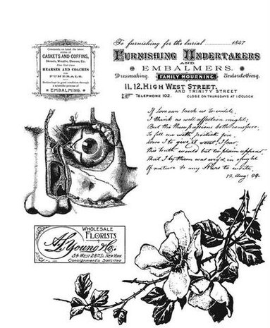 Stampers Anonymous Cling Stamps Dearly Departed (CMS413) Stampers Anonymous Cling Stamps Dearly Departed (CMS413)