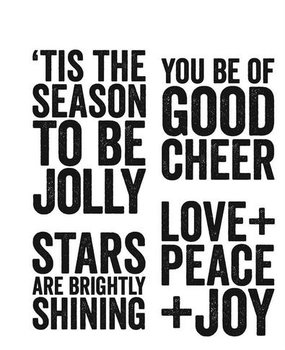 Stampers Anonymous Cling Stamps Bold Tidings #1 (CMS418)