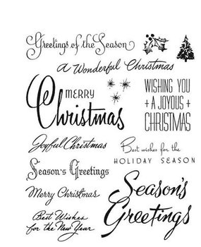 Stampers Anonymous Cling Stamps Christmas Time (CMS427)