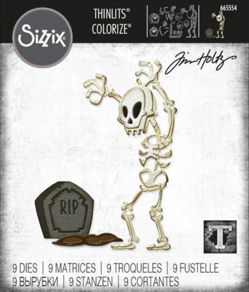 Sizzix Thinlits Die Set Mr. Bones (665554) Sizzix Thinlits Die Set Mr. Bones (665554)