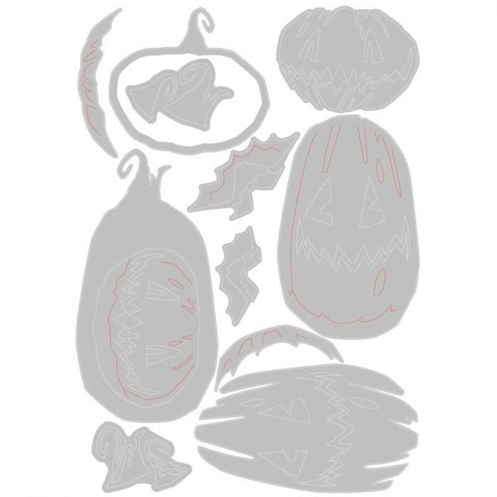 Sizzix Thinlits Die Set Pumpkin Patch (665556) Sizzix Thinlits Die Set Pumpkin Patch (665556)