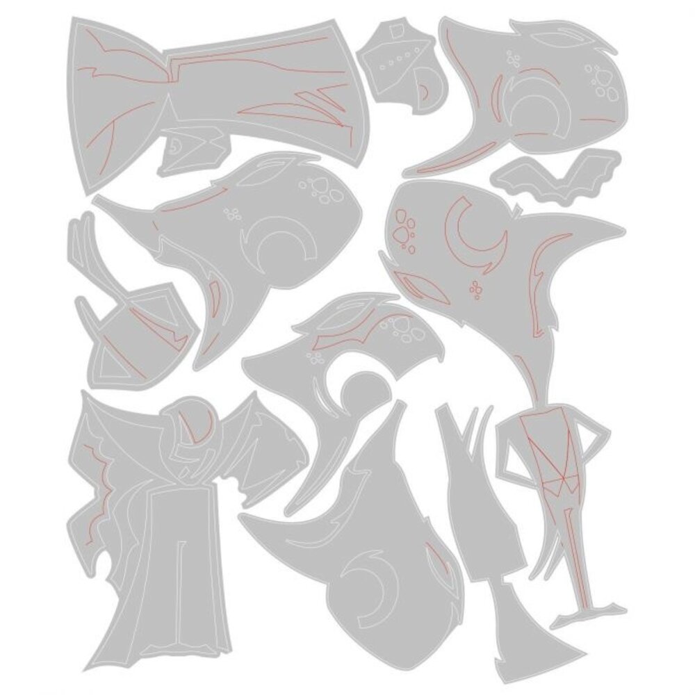 Sizzix Thinlits Die Set The Count (665557) Sizzix Thinlits Die Set The Count (665557)