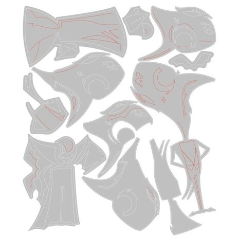 Sizzix Thinlits Die Set The Count (665557) Sizzix Thinlits Die Set The Count (665557)