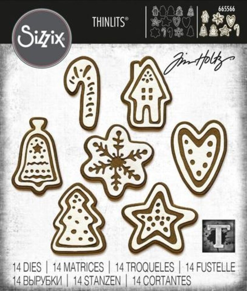 Sizzix Thinlits Die Set Christmas Cookies (665566) Sizzix Thinlits Die Set Christmas Cookies (665566)