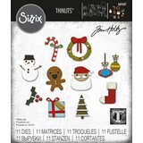 Sizzix Thinlits Die Set Christmas Minis (665567)