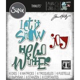 Sizzix Thinlits Die Set Festive Words (665575)