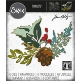 Sizzix Thinlits Die Set Holiday Brushstroke #2 (665578)