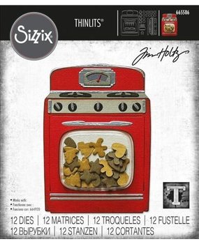 Sizzix Thinlits Die Set Retro Oven (665586) Sizzix Thinlits Die Set Retro Oven (665586)