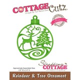 Scrapping Cottage CottageCutz Reindeer & Tree Ornament (Elites) (CCE-331)