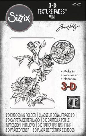 Sizzix 3D Mini Texture Fades Roses (665632) Sizzix 3D Mini Texture Fades Roses (665632)
