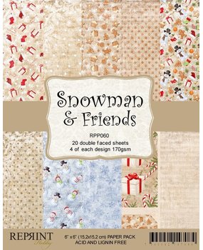 Reprint Snowman & Friends 6x6 Inch Paper Pack (RPP060)
