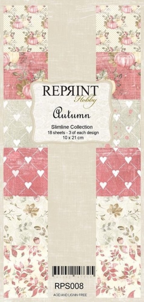 Reprint Autumn Slimline Paper Pack (RPS008)