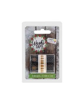 Craft Sensations Washi Tape Christmas Triple Set 1 (CR0501K/20S) Craft Sensations Washi Tape Christmas Triple Set 1 (CR0501K/20S)