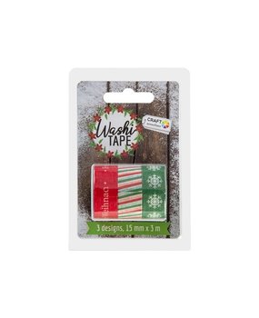 Craft Sensations Washi Tape Christmas Triple Set 4 (CR0501K/20S) Craft Sensations Washi Tape Christmas Triple Set 4 (CR0501K/20S)