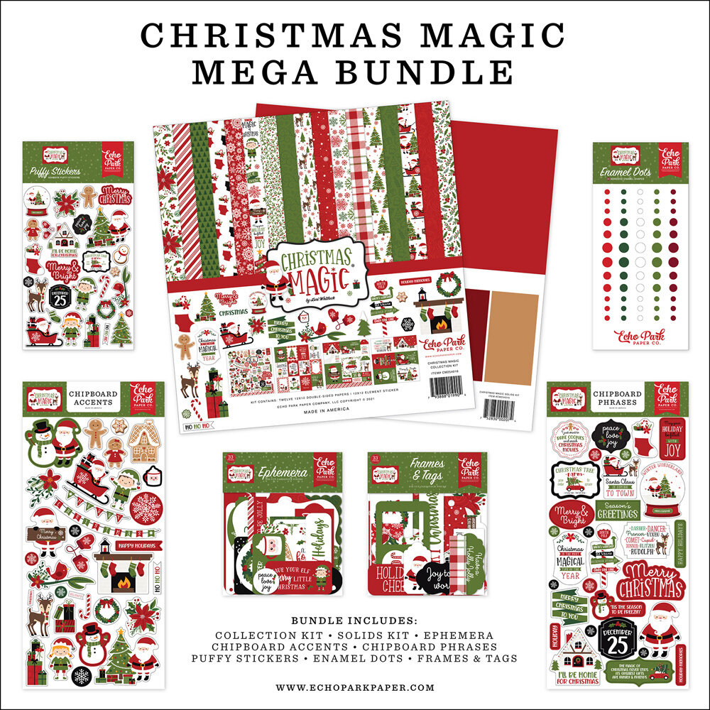 Echo Park Christmas Magic Mega Bundle (CM254050) Echo Park Christmas Magic Mega Bundle (CM254050)