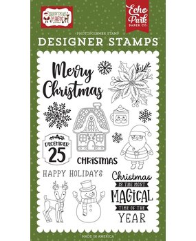 Echo Park Christmas Magic Clear Stamps (CM254042)*