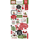 Echo Park Christmas Magic 6x13 Inch Chipboard Phrases (CM254022)