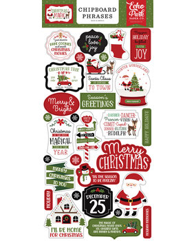 Echo Park Christmas Magic 6x13 Inch Chipboard Phrases (CM254022) Echo Park Christmas Magic 6x13 Inch Chipboard Phrases (CM254022)