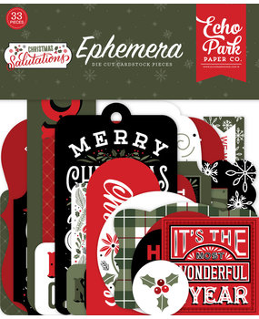 Echo Park Salutations Christmas Ephemera (SAC255024)* Echo Park Salutations Christmas Ephemera (SAC255024)*