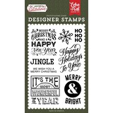 Echo Park Salutations Christmas Happy Holidays To You Clear Stamps (SAC255045)