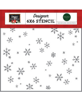 Carta Bella Happy Christmas Tis The Season Stencil (CBXM140033) Carta Bella Happy Christmas Tis The Season Stencil (CBXM140033)