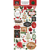 Carta Bella Happy Christmas 6x13 Inch Chipboard Accents (CBXM140021)