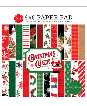 Carta Bella Christmas Cheer 6x6 Inch Paper Pad (CBCHR141023) Carta Bella Christmas Cheer 6x6 Inch Paper Pad (CBCHR141023)