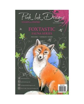 Pink Ink Designs Foxtastic A5 Clear Stamp Set (PI110)