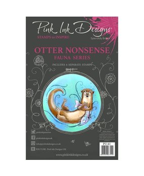 Pink Ink Designs Otter Nonsense A5 Clear Stamp Set (PI141)