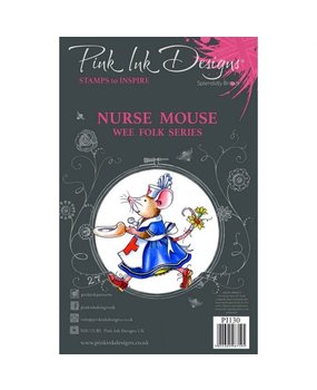 Pink Ink Designs Nurse Mouse Clear Stamp Set (PI130)