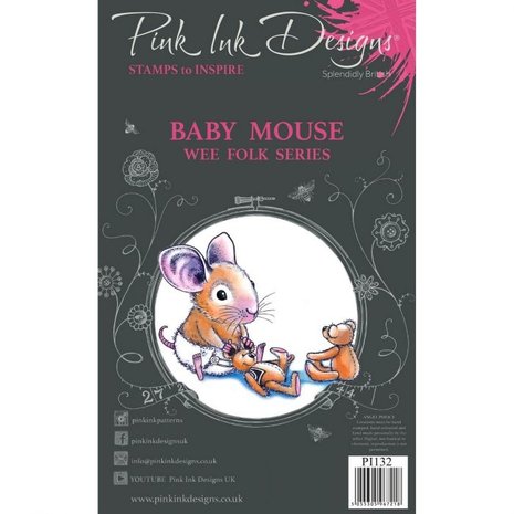Pink Ink Designs Baby Mouse Clear Stamp Set (PI132) Pink Ink Designs Baby Mouse Clear Stamp Set (PI132)