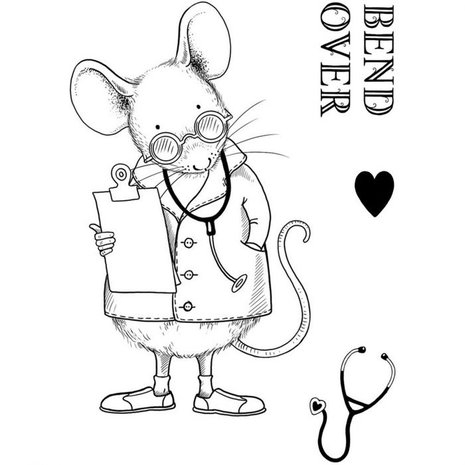 Pink Ink Designs Doctor Mouse Clear Stamp Set (PI136) Pink Ink Designs Doctor Mouse Clear Stamp Set (PI136)