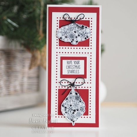 Woodware Singles Bubble Mini Baubles Clear Stamp (JGS775)