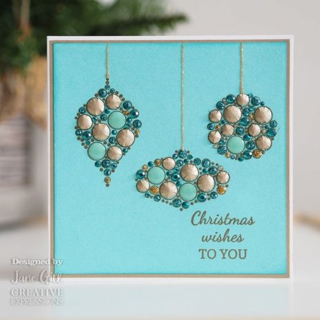 Woodware Singles Bubble Mini Baubles Clear Stamp (JGS775)