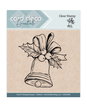 Card Deco Clear Stamp Christmas Bell (CDECS068)
