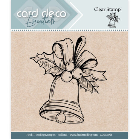 Card Deco Clear Stamp Christmas Bell (CDECS068) Card Deco Clear Stamp Christmas Bell (CDECS068)
